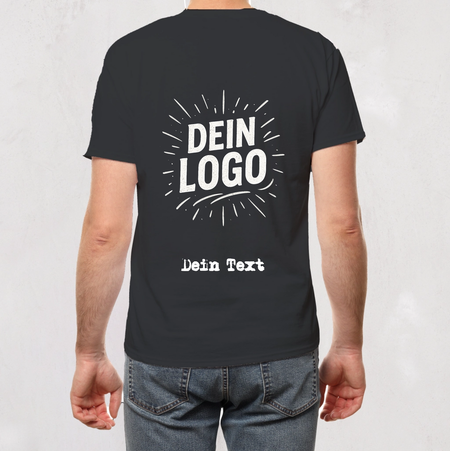 T-Shirt Herren Druck vorne oder hinten - Preise auf Anfrage
