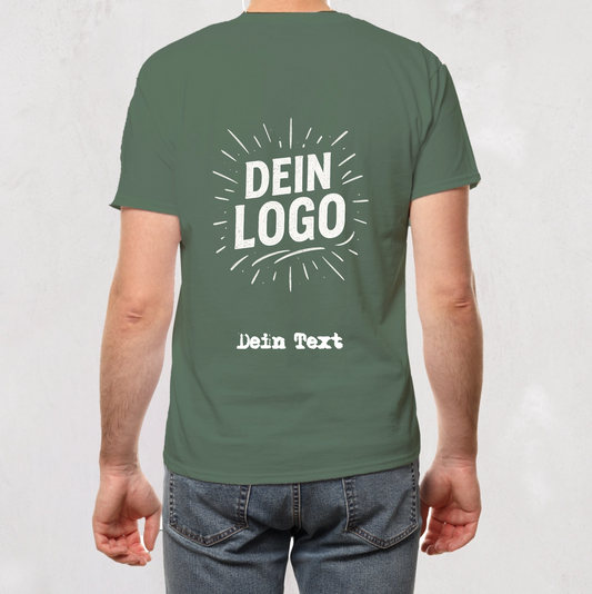 T-Shirt Herren Druck vorne oder hinten - Preise auf Anfrage