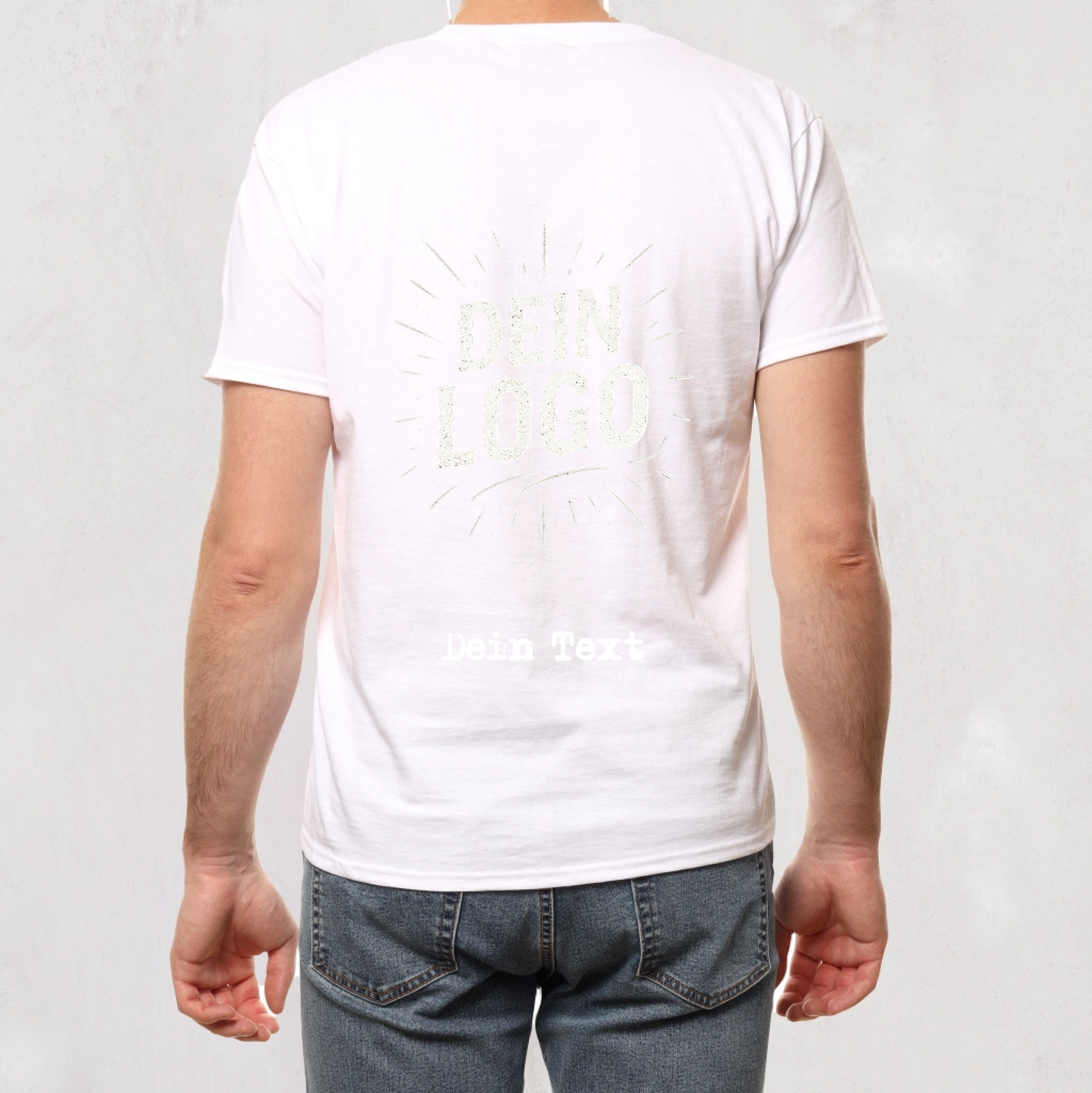 T-Shirt Herren Druck vorne oder hinten - Preise auf Anfrage