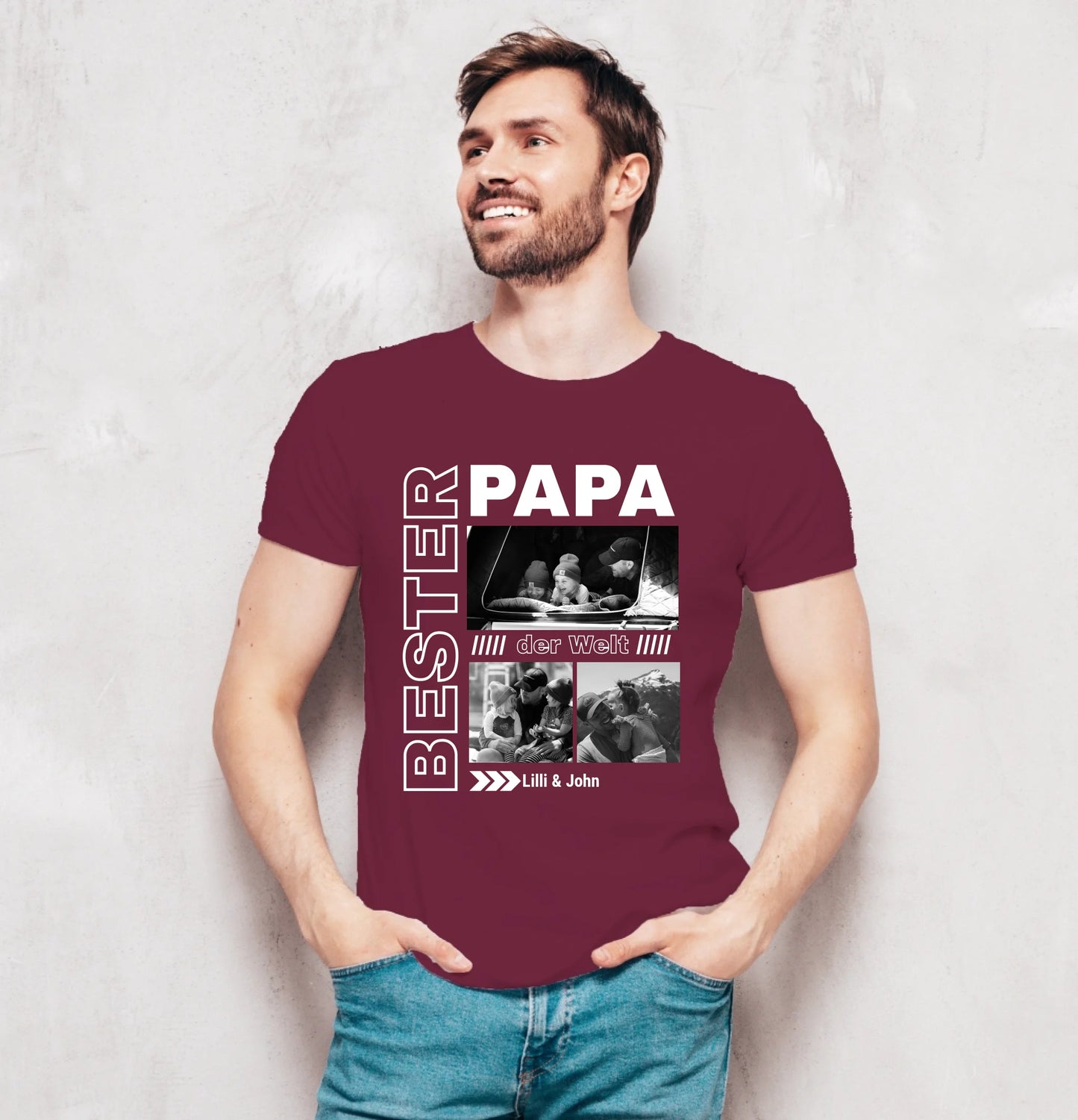 herrenshirt-dunkelrot