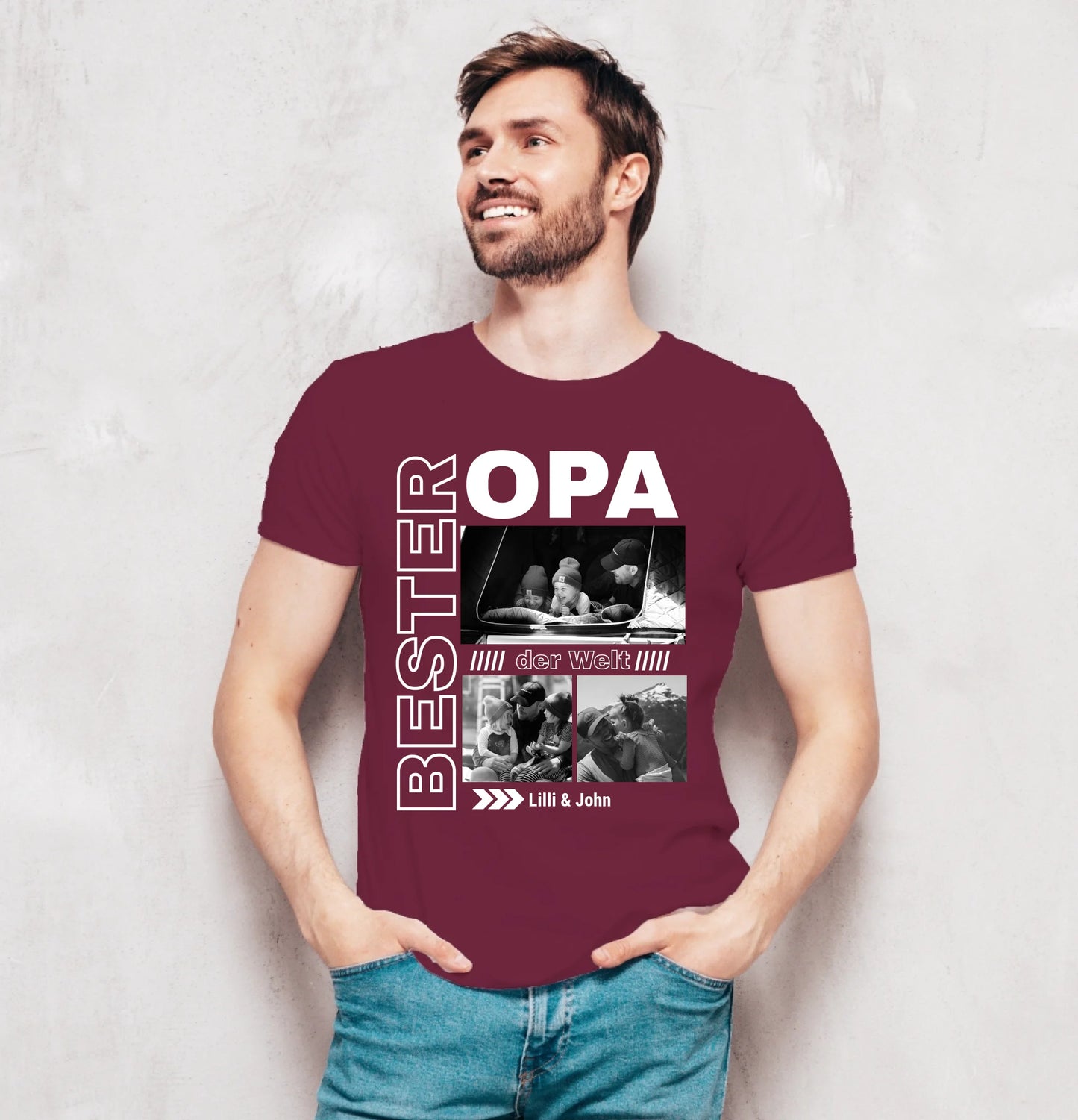 herrenshirt-dunkelrot