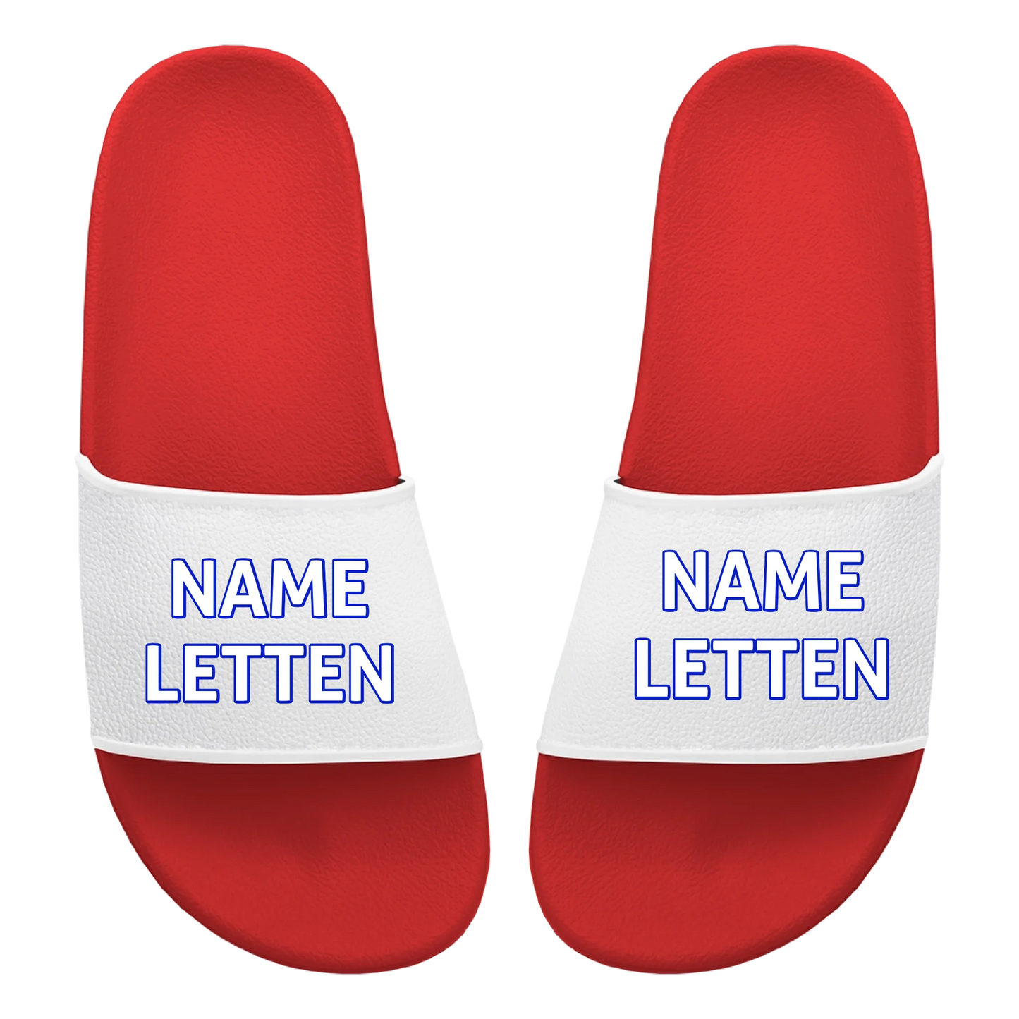 Badelatschen Unisex personalisierbar - Dein Name - Letten