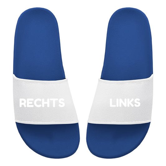 Badelatschen Unisex - links, rechts