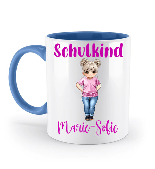 Tasse personalisierbar - Schulkind Mädchen/Junge