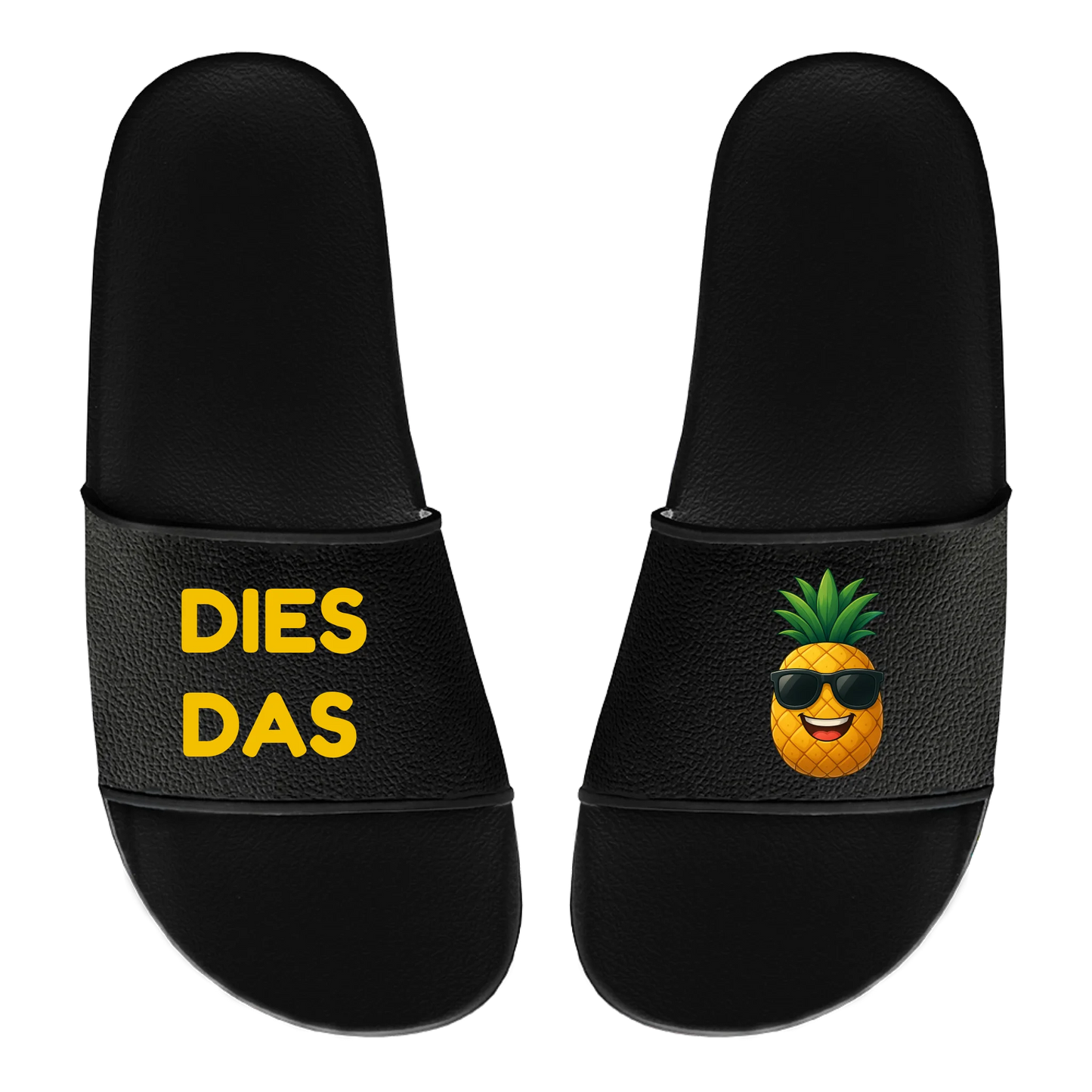 Badelatschen Unisex - dies das Ananas