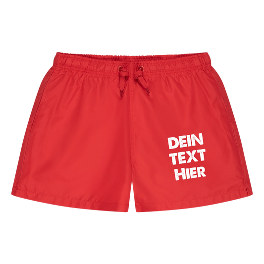 Badehose personalisierbar - Dein Text