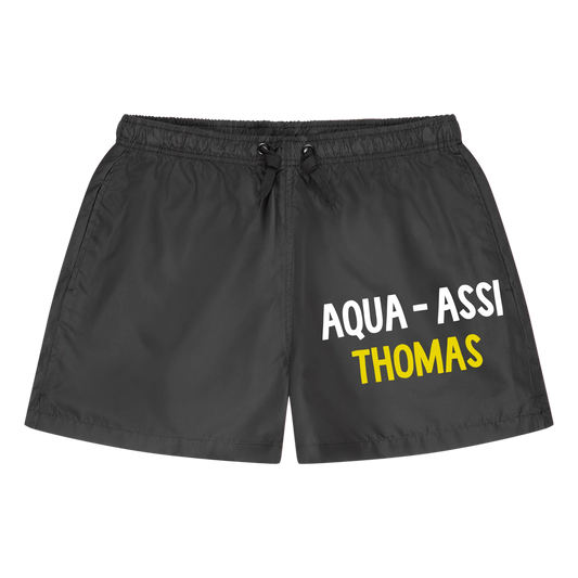 Badehose personalisierbar - Aqua-Assi