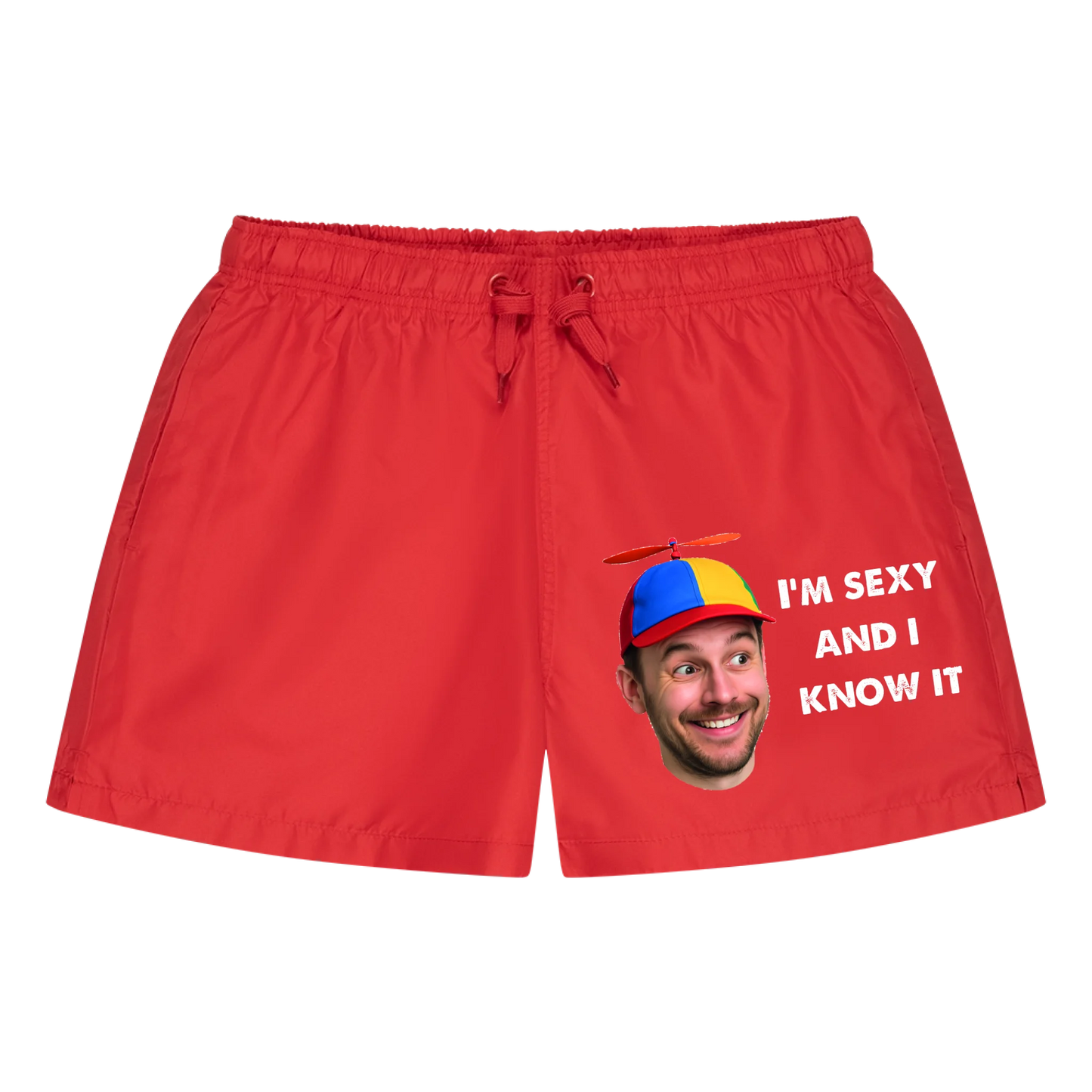 Badehose Fotoupload - Sexy and i know it