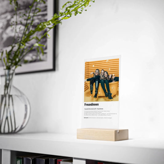 Acrylschild personalisierbar - Freundinnen