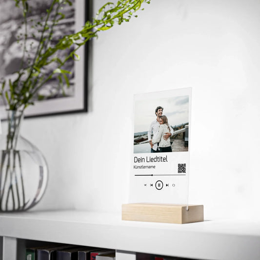 Acrylschild personalisierbar - Euer Lied  auf Spotify