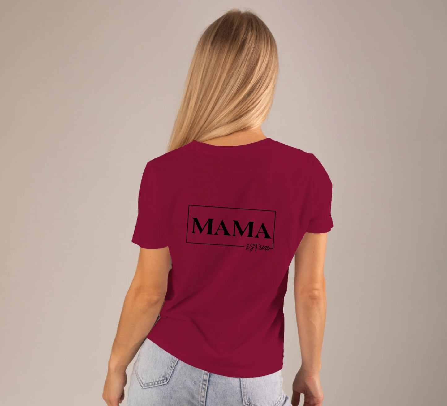tshirt-frau-hinten-rot