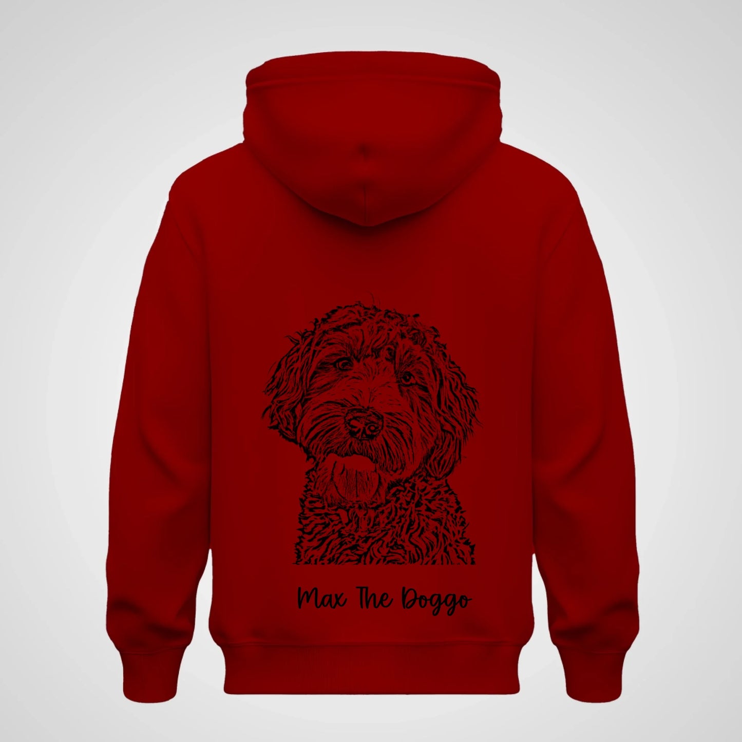 Hoodie-Rückseite-rot
