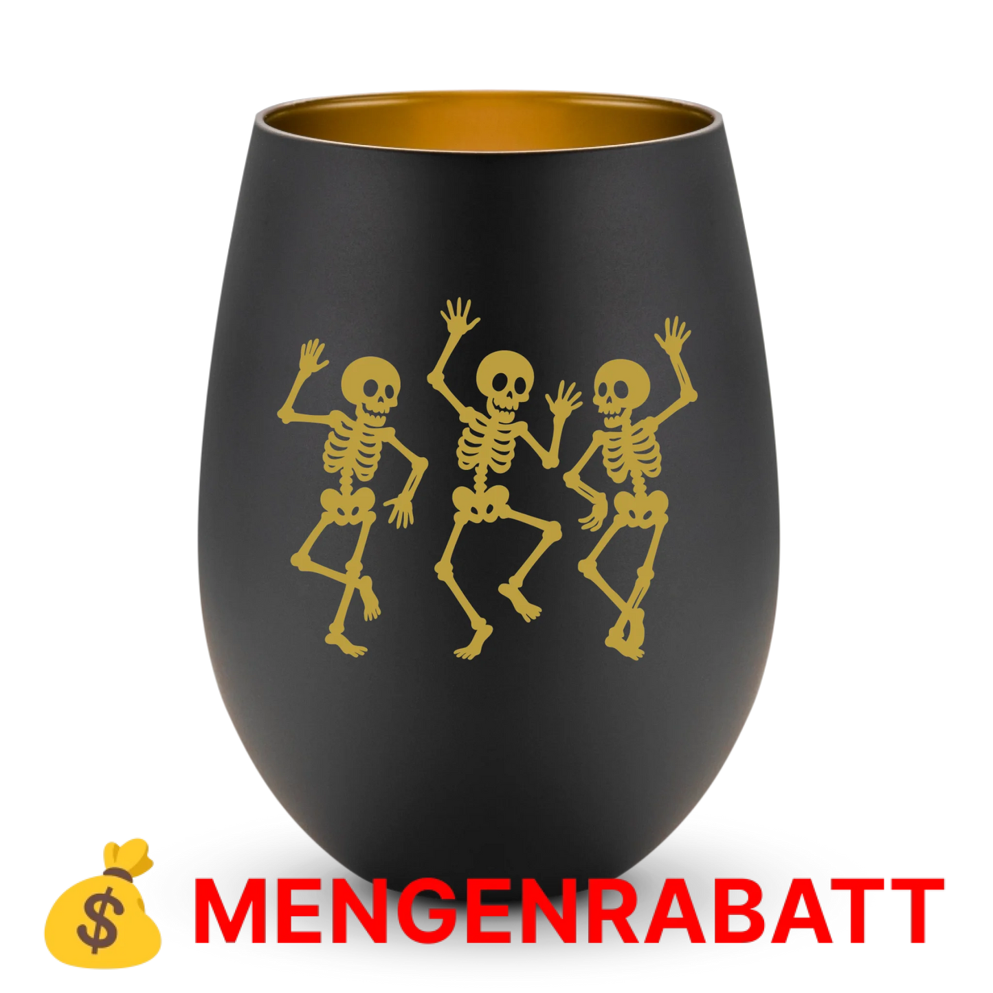 Windlicht  - Halloween Skelett