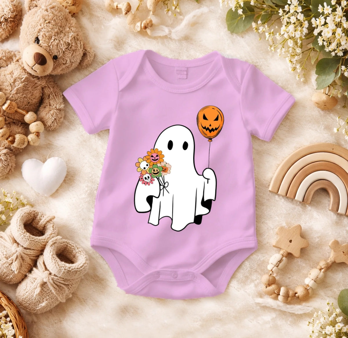 FamilySurprise-Babybody-personalisierbar-rosa