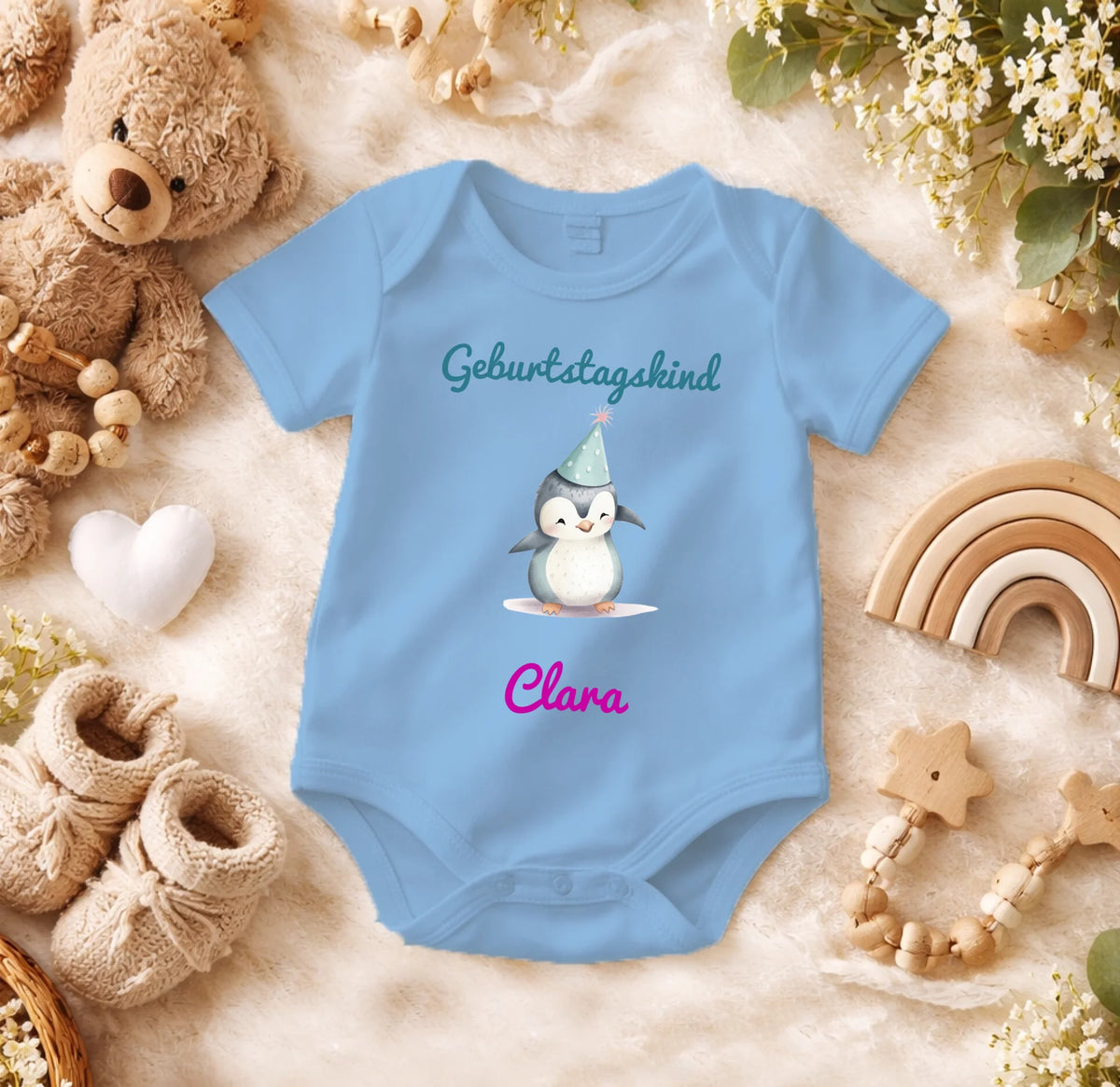 FamilySurprise-Babybody-personalisierbar-hellblau