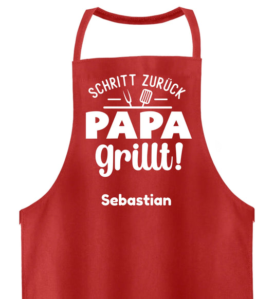 Grillschürze personalisierbar - Papa grillt