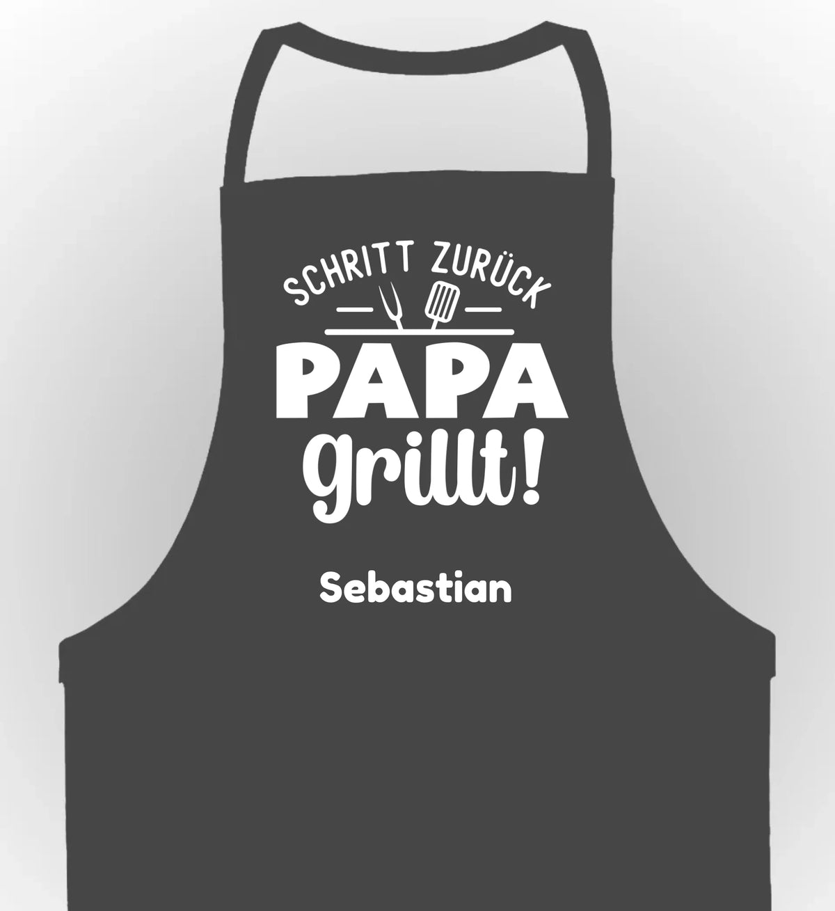 schürze grau