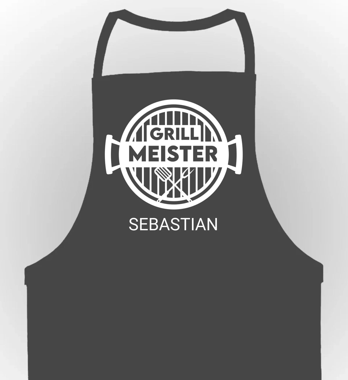 schürze grau