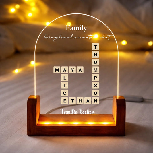 FamilySurprise LED Aufsteller rund
