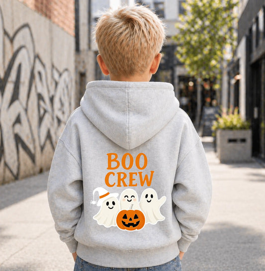 FamilySurprise-Kinderhoodie- junge-hinten-grau