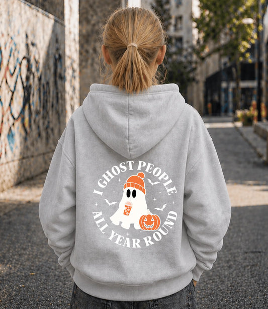 FamilySurprise-Kinderhoodie- mädchen-hinten-grau