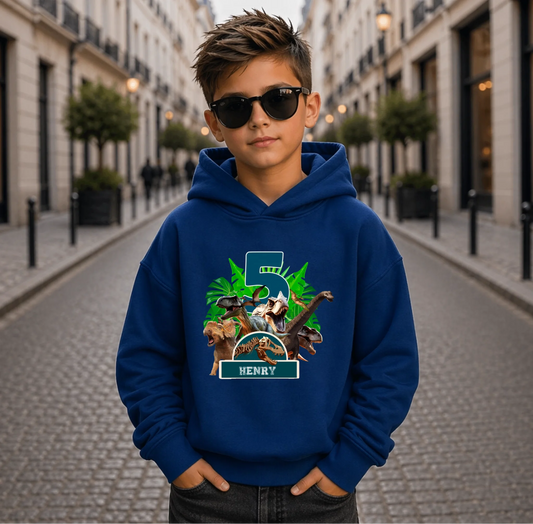 FamilySurprise-Kinder-Hoodie-vorne-junge-blau