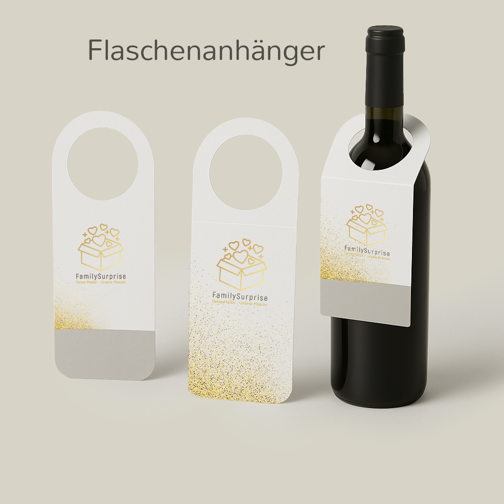 Flaschenanhänger - Preise auf Anfrage