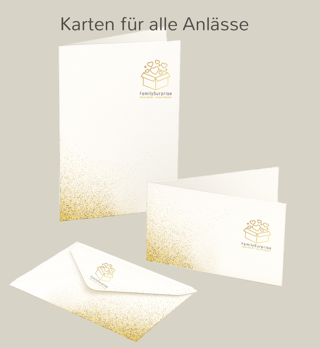 Karten für alle Anlässe - Preise auf Anfrage