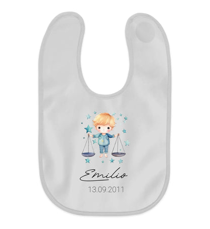 Lätzchen Junge personalisierbar - Sternzeichen
