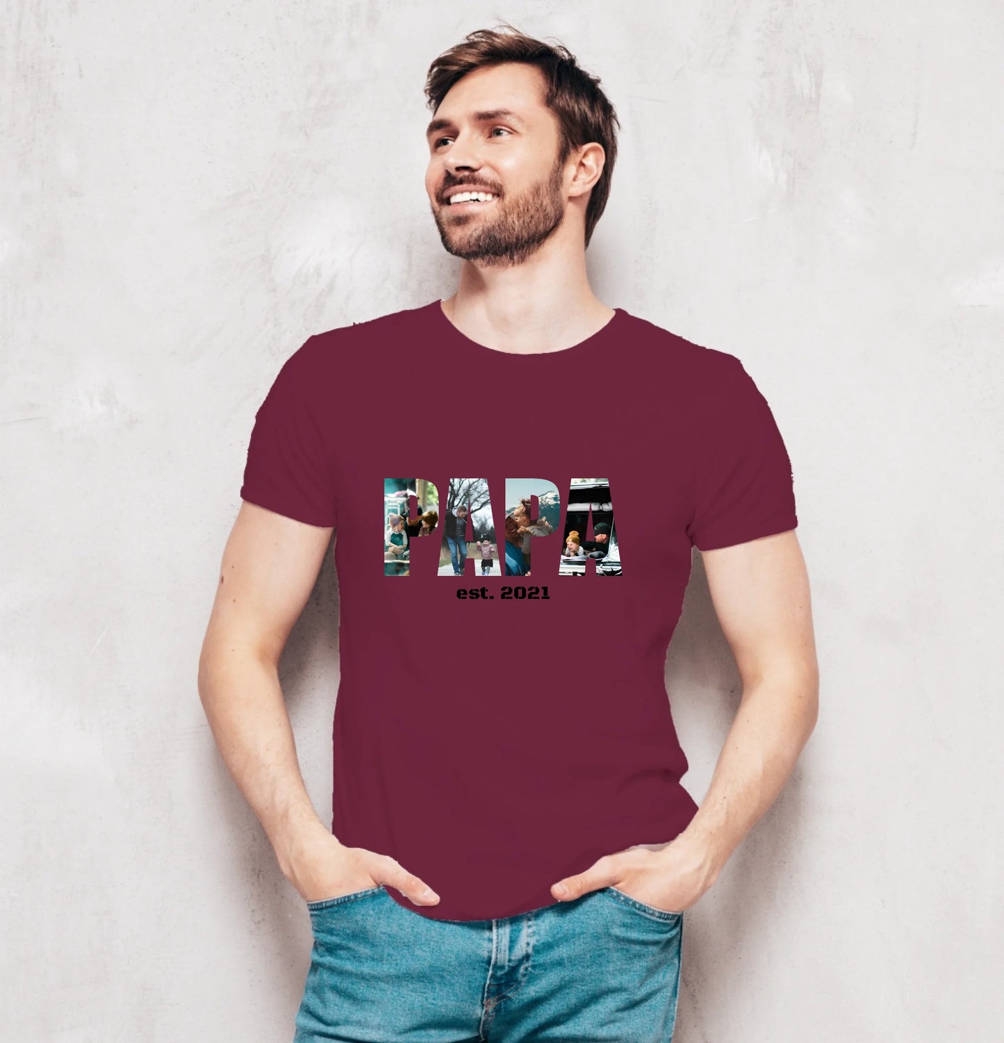 herrenshirt-dunkelrot