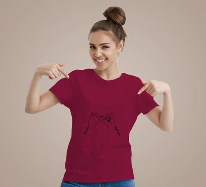 tshirt-frau-rot