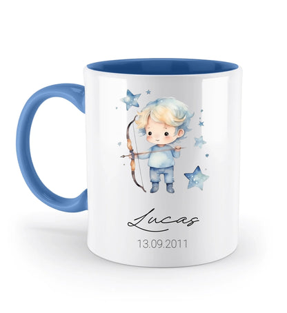 Tasse personalisierbar - Sternzeichen Junge