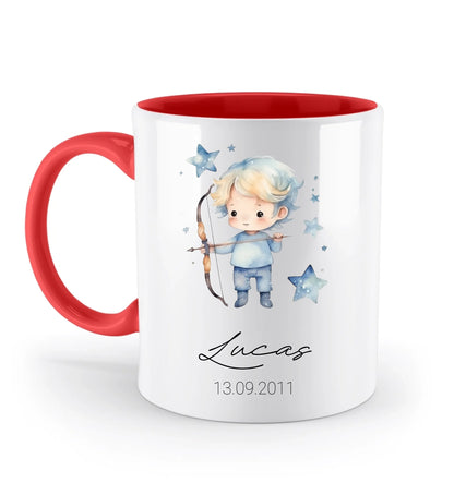 Tasse personalisierbar - Sternzeichen Junge