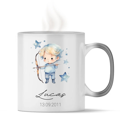 Tasse personalisierbar - Sternzeichen Junge