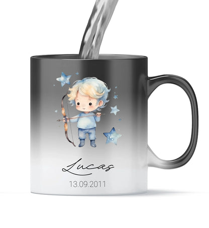 Tasse personalisierbar - Sternzeichen Junge