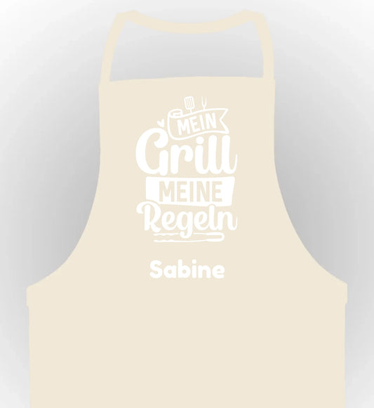 schürze beige