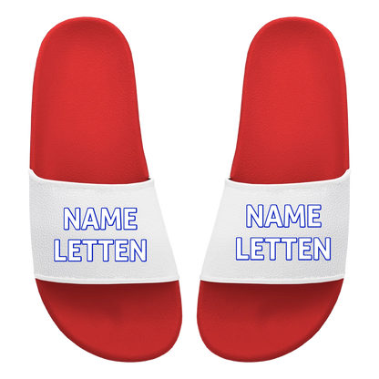 Badelatschen Unisex personalisierbar - Dein Name - Letten