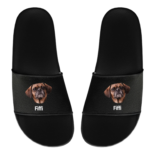 Badelatschen Unisex personalisierbar - Hundefoto