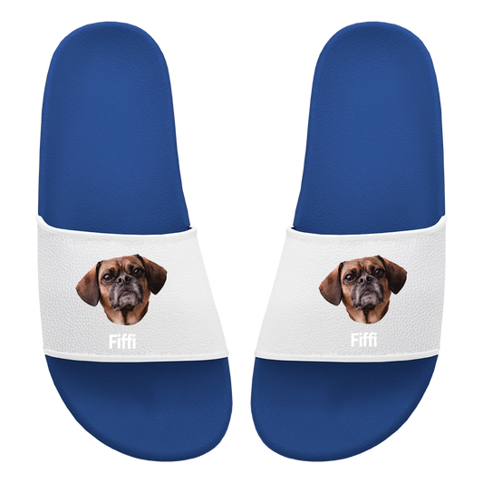 Badelatschen Unisex personalisierbar - Hundefoto