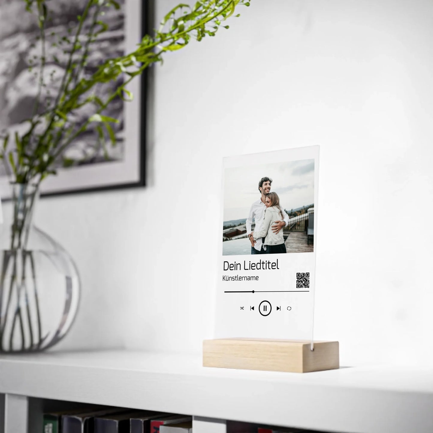 Acrylschild personalisierbar - Euer Lied  auf Spotify