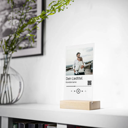 Acrylschild personalisierbar - Euer Lied  auf Spotify