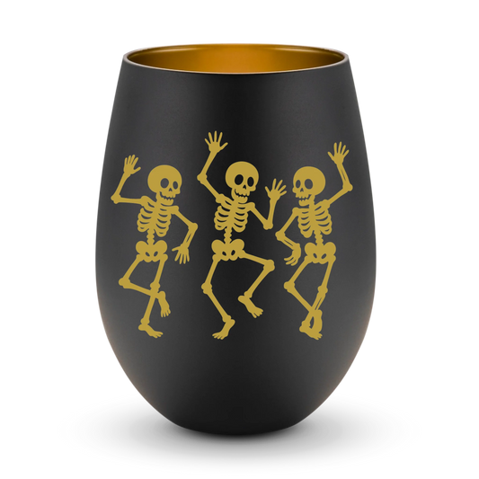 Windlicht  - Halloween Skelett