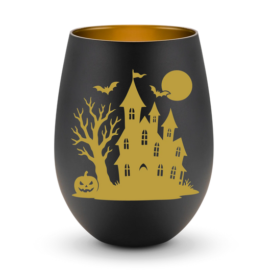 Windlicht  - Halloween Haus