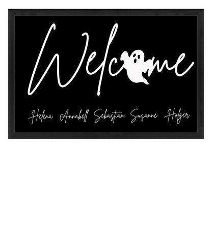 Fußmatte personalisierbar - Halloween welcome