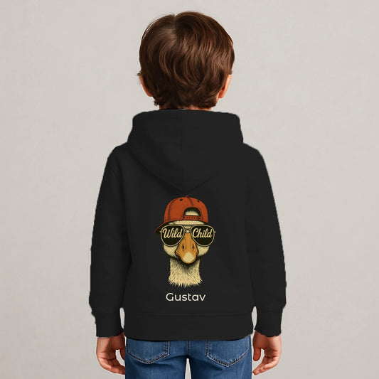 FamilySurprise_Hoodie-Kinder-schwarz