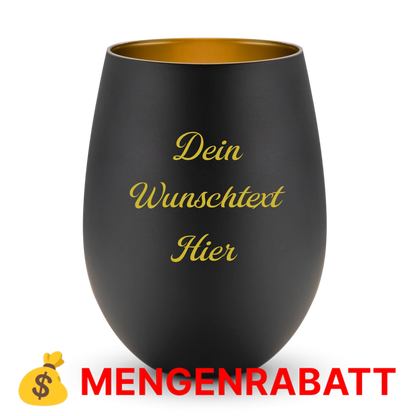 Windlicht personalisierbar - Dein Wunschtext