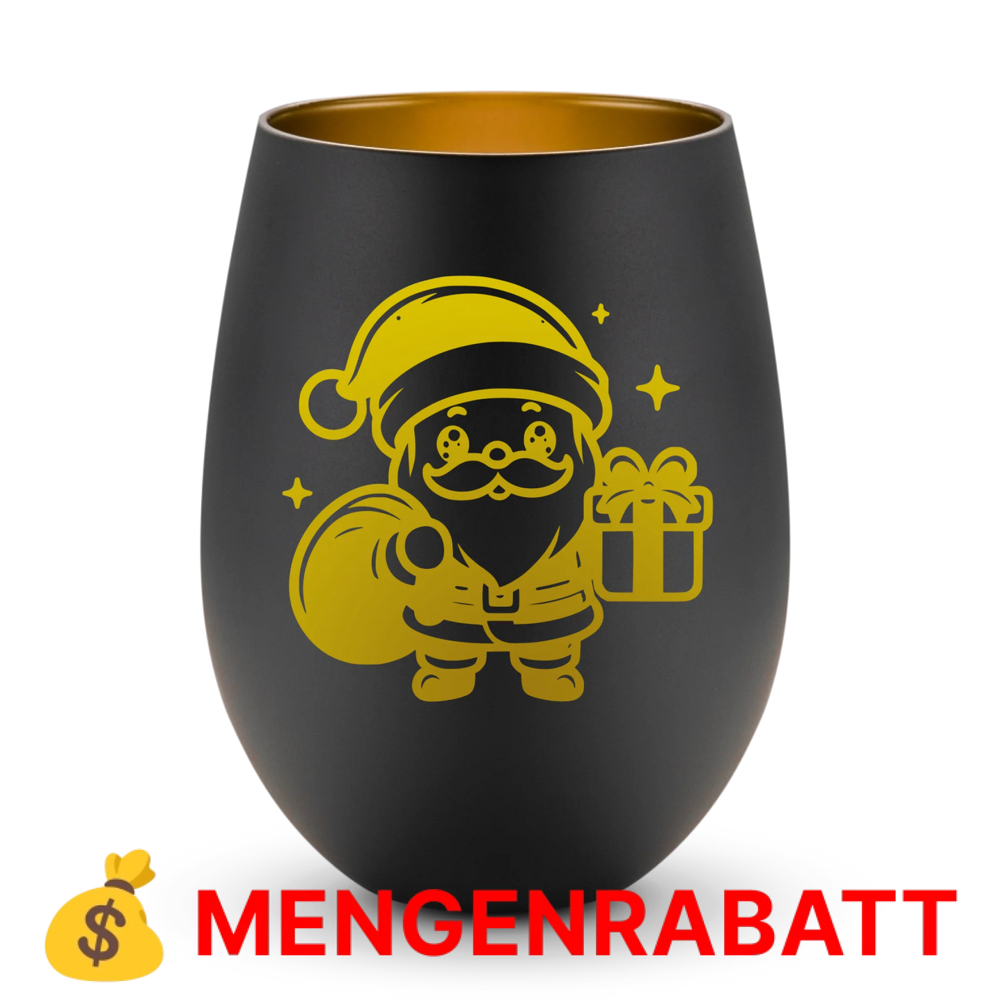 Windlicht  - Weihnachtsmann