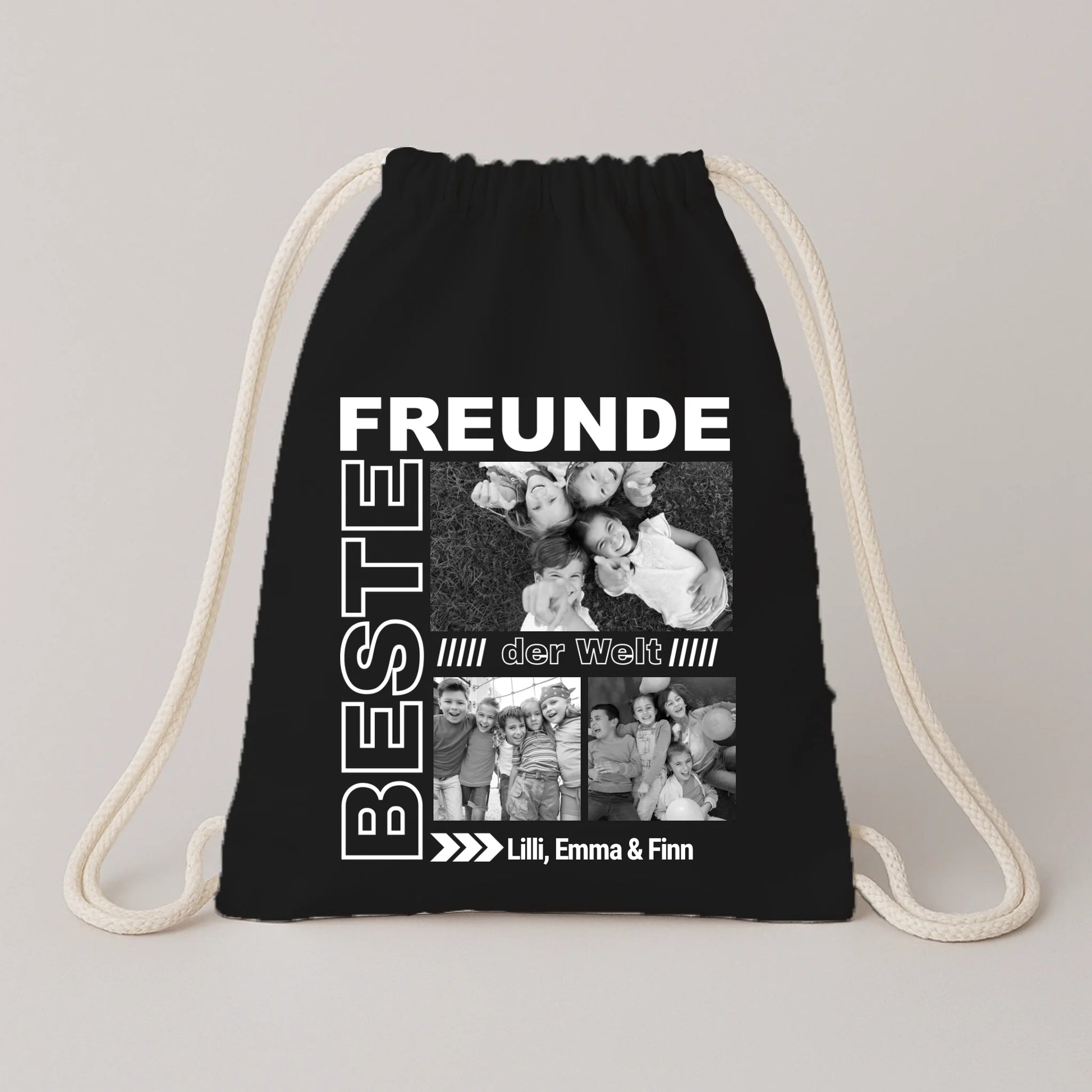 FamilySurprise-Turnbeutel-Schwarz