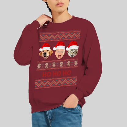 FamilySurprise-Pullover-dunkelrot