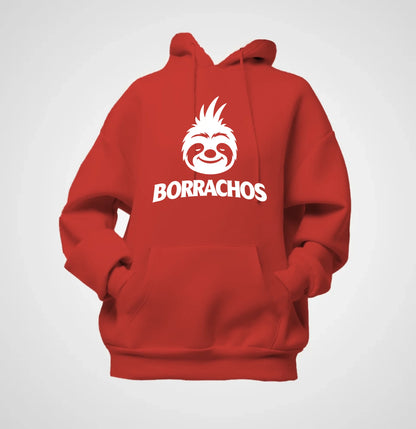 Borrachos_Hoodie_rot-vorne